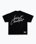 Saint Christopher Script Logo T-Shirt