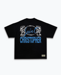 Saint Christopher “Angels”  – Vintage Script Streetwear T-Shirt